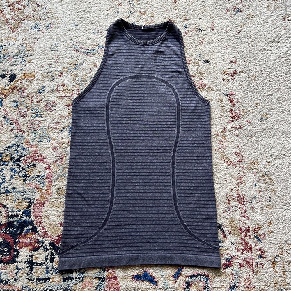 Lululemon Run Swiftly Tank Racerback Navy 4